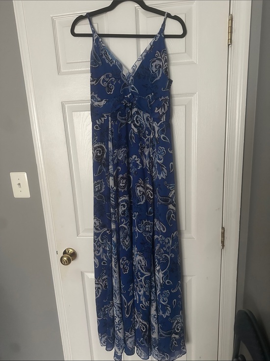 White House Black Market Dresses & Skirts - NWT WHBM Blue Floral Maxi Dress